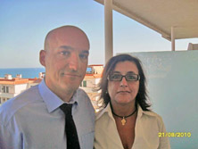 Los dos hijos de Luis Chac&oacute;n: Ana y Lu&iacute;s